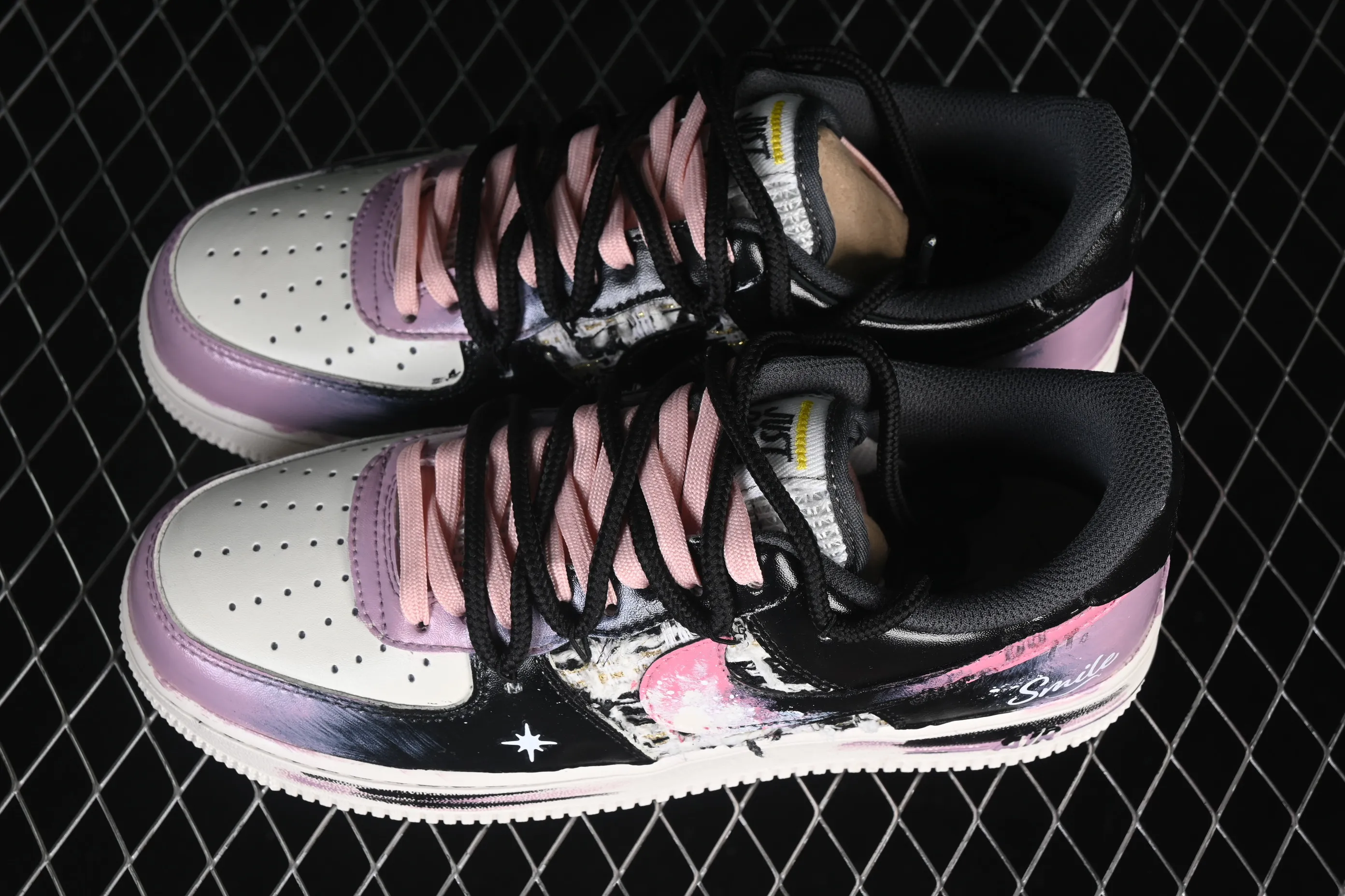 All categories Nk Air Force 1 Air Force series Nk Air Force 1 Low Air Force low-top Nike Air Force 1'07 Low "Midnight Starburst" Hand-painted graffiti Dark Night Starburst Air Force 1 low-top casual sneakers FJ7740-170